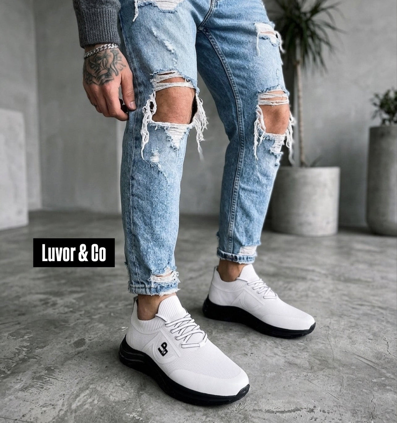 ÖZEL OLARAK ÜRETİM YAPTIĞIMIZ %100 GERÇEK TRİKO SNEAKERS