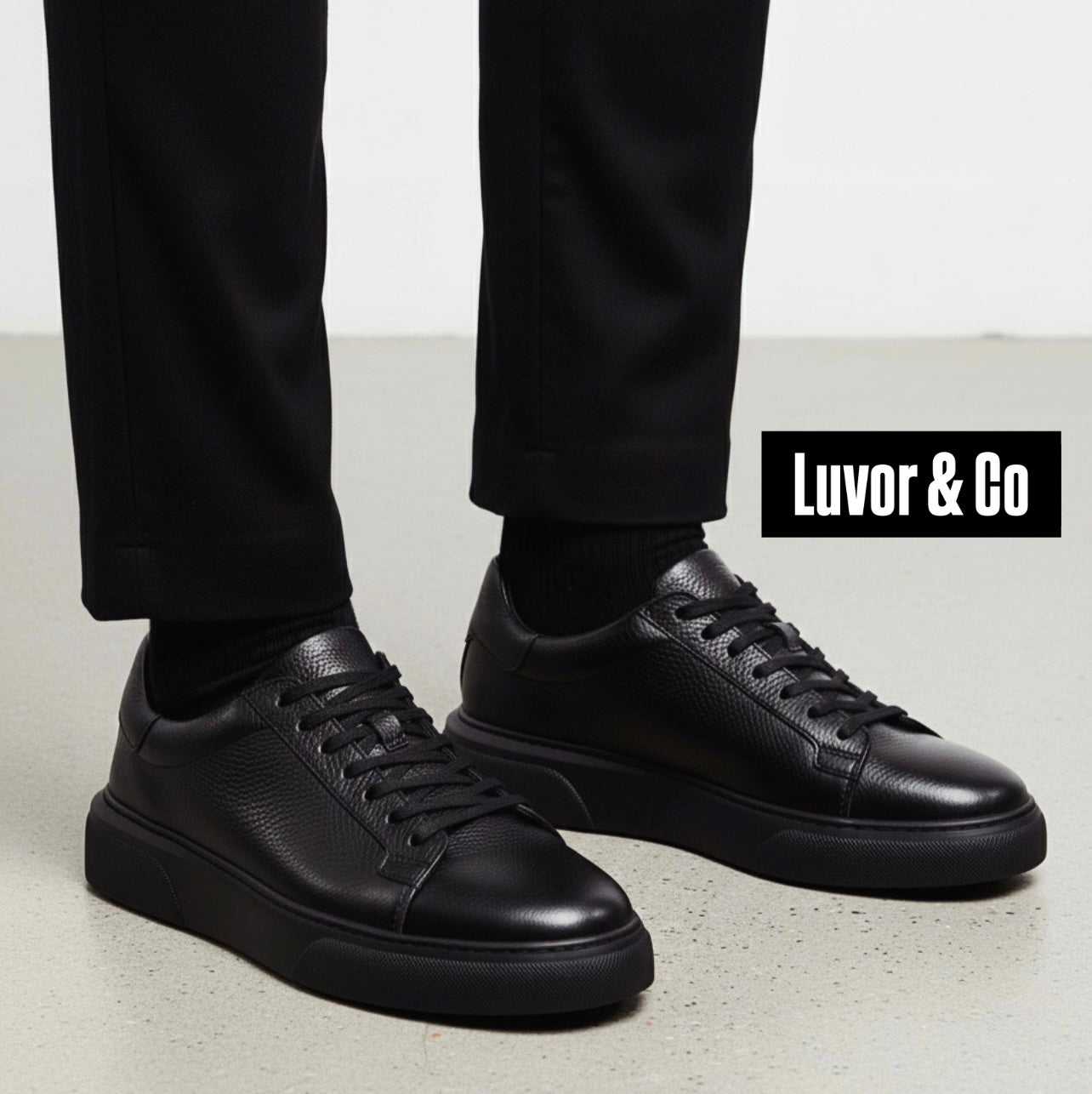 Boy Uzatan Sneakers / Özel Üretim %100 Gerçek İçi Dışı Hakiki Flother Deri / Orijinal Eva Taban