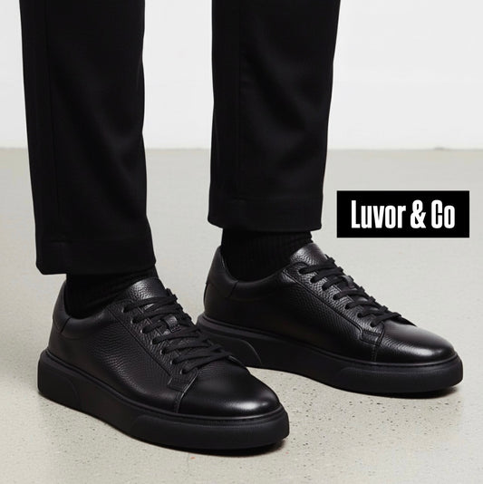 Boy Uzatan Sneakers / Özel Üretim %100 Gerçek İçi Dışı Hakiki Flother Deri / Orijinal Eva Taban