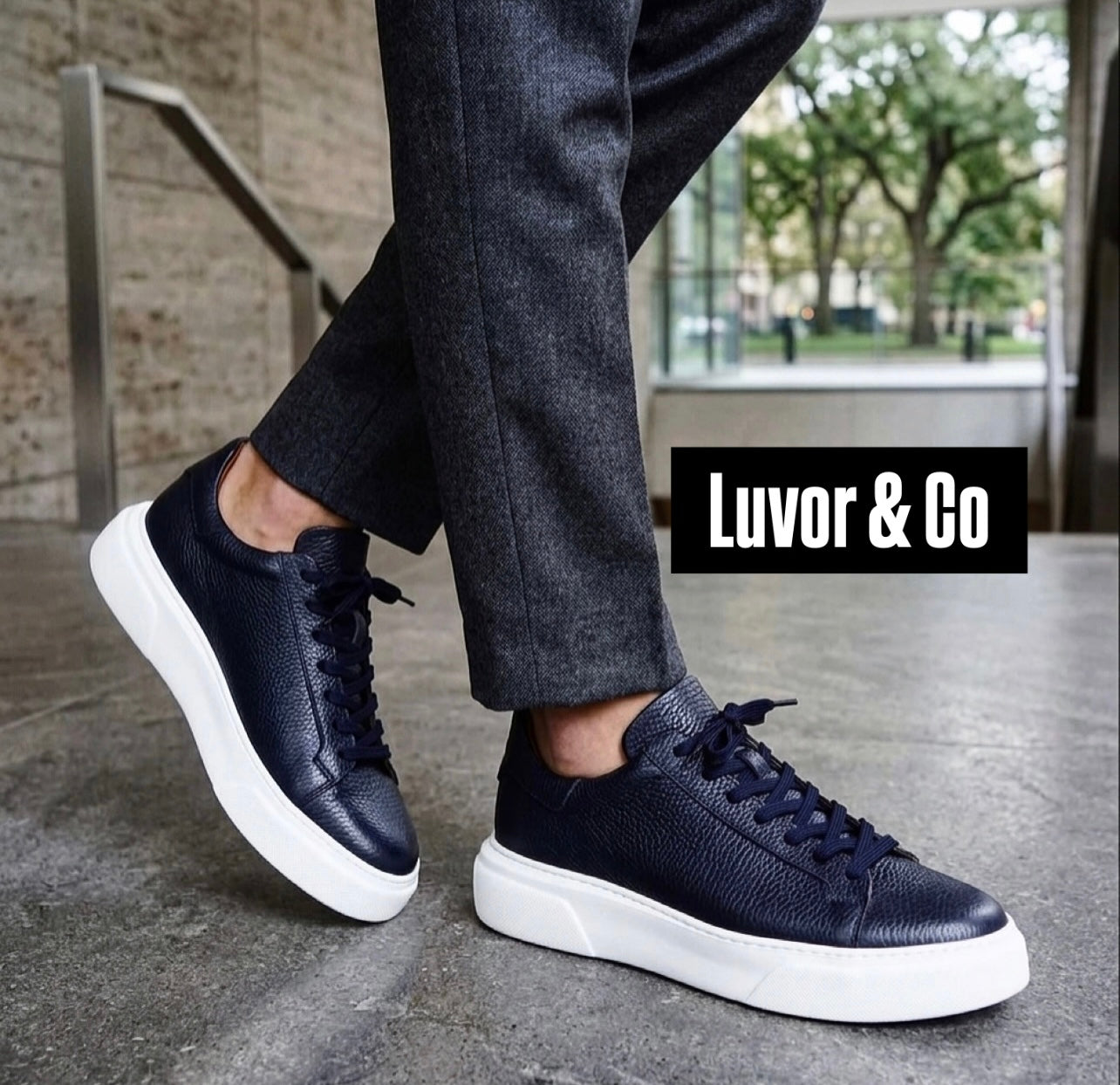 Boy Uzatan Sneakers / Özel Üretim %100 Gerçek İçi Dışı Hakiki Flother Deri / Orijinal Eva Taban