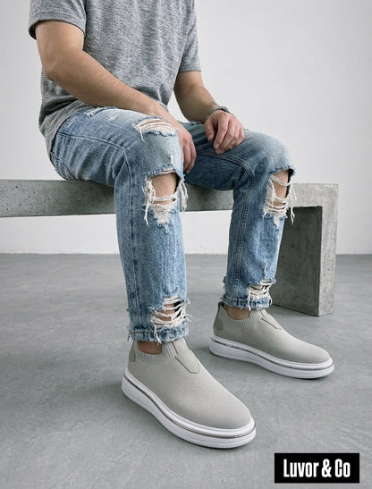 BOY UZATAN ÖZEL OLARAK ÜRETİM YAPTIĞIMIZ %100 GERÇEK TRİKO SNEAKERS
